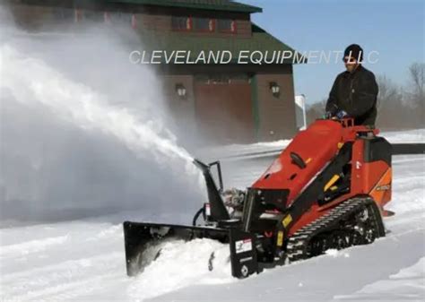 mini skid steer snow blower attachment|erskine mini snow blower.